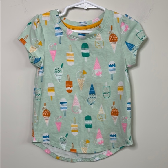 cat and jack Ice Cream Print Kids Shirt size 5T - Picture 1 of 5